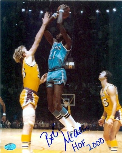 Bob McAdoo autographed 8x10 Photo inscribed HOF 2000 - Buffalo Braves- Hall of FamerB0085EO4CI