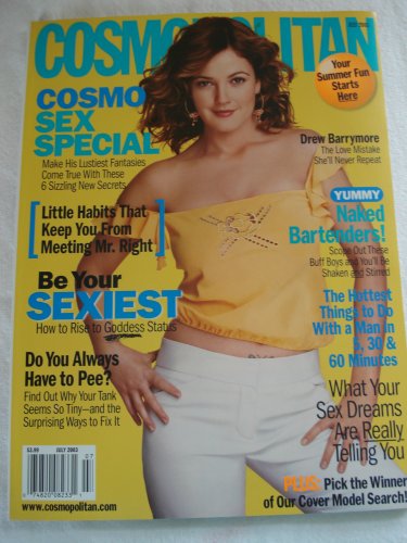 Cosmopolitan Magazine July 2003 Charlie's Angels Drew Barrymore