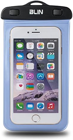 BLIN Universal Waterproof Case Bag for iPhone 6,6 plus,5s,Samsung S6,LG Sony Nokia Motorola.Also fits other Smartphones up to 6.0"diagonal(blue)