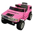 National Products H2 Hummer 6V Battery Operated Ride-On Toy - Pink