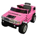 National Products H2 Hummer 6V Battery Operated Ride-On Toy - Pink