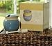 Tumbleweed Pottery Light Blue Ceramic Honey Pot Jar