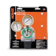 Hobart 770503 CGA-540 Medium Duty Oxygen Regulator and Gauges