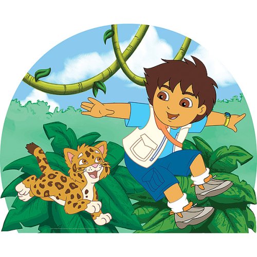 Kitchen: Nickelodeon Go, Diego, Go! Headboard Mural   44x54