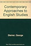 Contemporary approaches to English studies