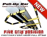 Promountings.com 5-Grip I-Beam Yellow / Long Straight Bar - Pull Up Bar / Chin Up Bar