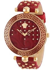 Versace Womens VK7080013 Vanitas Rose Gold Ion-Plated Coated Stainless Steel Interchangeable Straps Diamond Watch