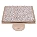 Swarovski Rose Gold Crystal Pull Knob, 1.77 inch by 1.06 inch, Rose Gold Finish, 709_PP_L