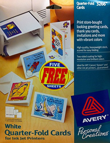 AVE3266 - 1/4-Fold Greeting Cards