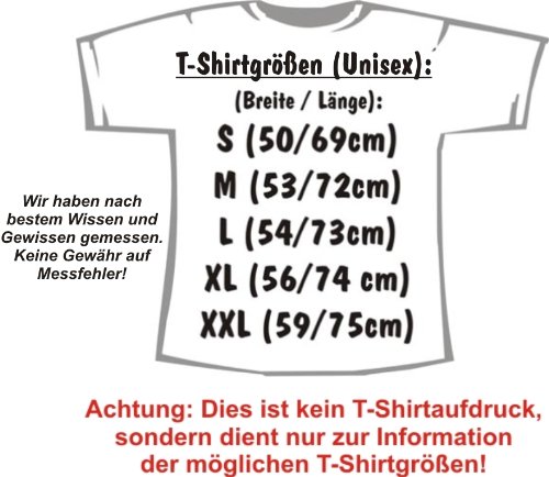 Analphabet; Fun T-Shirt weiß, Gr. XXL