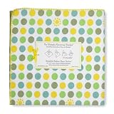 Swaddle Designs Ultimate Receiving Blanket: Multi Dots Yellow Suns
