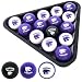 Kansas State Wildcats College Logo Pool Balls Set