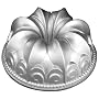 Fat Daddio's Cast Aluminum 12-Cup Iris Bundt Pan