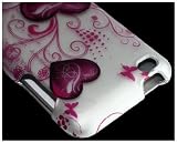 Butterfly Heart 2d Hard Snap-on Crystal Skin Case Cover Accessory for Ipod Touch 4th Generation 4G FOR 8GB 32GB 64GB