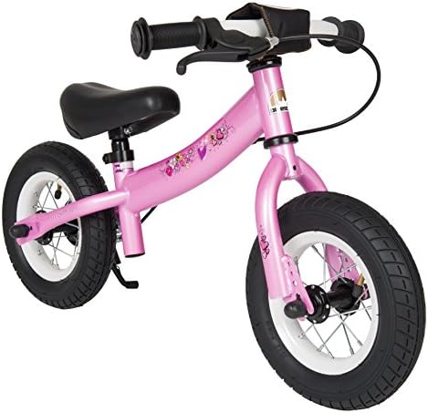 bikestar 10 inch (25.4cm) Kids Balance Bike / Kids Running Bike - Sport - Pink Fairy Design