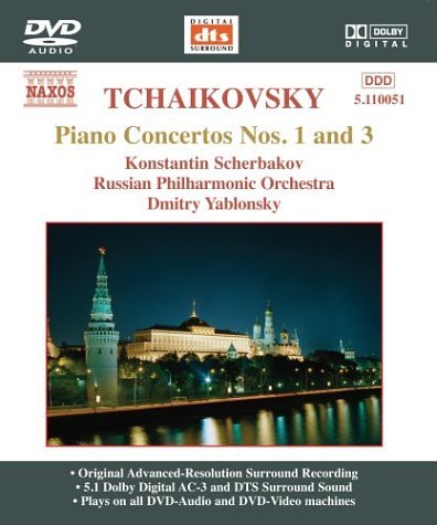 CD-Charts  Music : Tchaikovsky: Piano Concertos Nos. 1 & 3 [DVD Audio] [DVD AUDIO]