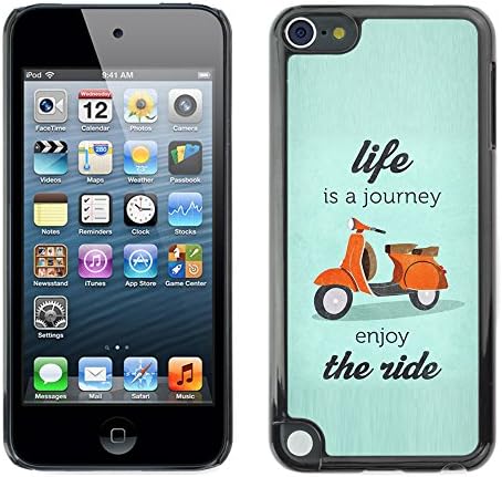 iKiki Tech / Hard Case Cover - Is A Journey Scooter Travel - Apple iPod Touch 5