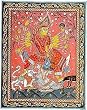 Wall Paintings Patachitra Organic Color on Paper 15 x 12 inches