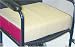 Duro-Med Fleece and Poly/Cotton Cover Polyfoam Cushion, Burgundy