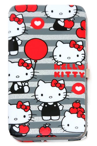 Hello Kitty Grey Glitter Hinge Wallet