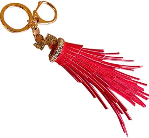 Jielin Keychian Tassel Straps Charms Pendant(Watermelon red)