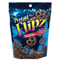 Flipz Pretzels, Milk Chocolate, 5-Ounce Packages (Pack of 12)