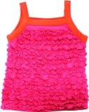 MIL DE BERRY フリルキャミソール 90cm ピンク [55] 20/-ガーゼ天竺 X21552-07