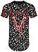 UPSCALE Mens Chicago Bulls Inspired Scallop Tee BLACK S