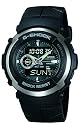 Casio Men's G-Shock Ana-Digi Black Street Rider Watch #G300-3AV