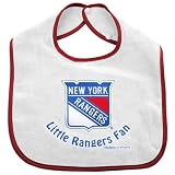 NHL McArthur New York Rangers Infant White Little Fan Bib