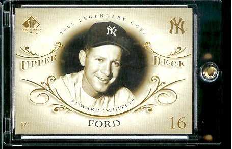 2005 Upper Deck Legendary Cuts # 87 Whitey Ford New York Yankees Baseball Card
