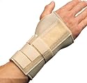 Thermoskin Wrist Brace, Hand Brace, Carpal Tunnel Brace with Dorsal Stay, Beige, Left