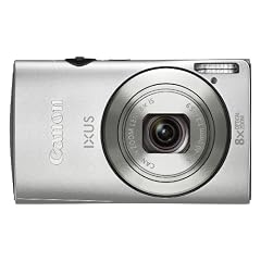 Canon IXUS 230 HS Digitalkamera (12 Megapixel, 8-fach opt, Zoom, 7,6 cm (3 Zoll) Display, bildstabilisiert) silber