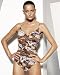Shape fx One Piece Bejeweled Surplice Maillot Control Swimsuit