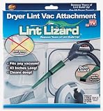 As Seen on TV Lint Lizard- Dryer Lint Vacuum Attachment Cleaning Tool Wand