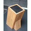 Hevea Wood Block Universal Knife Holder - Ideal for ceramics
