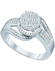 0.38CT DIAMOND MICRO PAVE RING