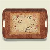 Serving Tray ~ Hummingbird ~ 18 inches x 12 inches ~ melamine plastic ~ code 510
