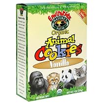 EnviroKidz Organic Gluten-Free Animal Cookies, Vanilla, 9-Ounce Boxes (Pack of 12)