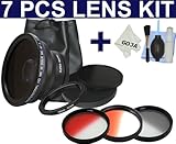 7 Pcs Kit for Nikon D3100 D3000 D5000 18-55MM Canon Rebel T1i XT XS 18-55MM ....
