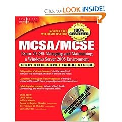 Exam 70-290 Study Guide and DVD Training System