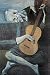 Pablo Picasso (Old Guitarist) Art Poster Print - 24" X 36"