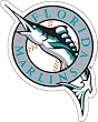 Florida Marlins 12" Vinyl Magnet Set Of 2 - Magnet Fla Marlins