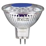 Xavax 00112051 LED-Lampe, GU 5,3, 0,5 W, MR16, blau