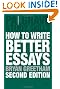 How to Write Better Essays (Palgrave Study Guides)