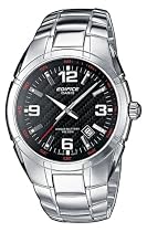 Casio - EF-125D-1AVEF - Montre Homme - Quartz analogique - Dateur - Bracelet acier