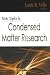 Book New Topics in Condensed Matter Research