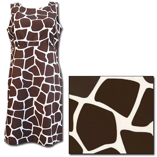 The Cat's Pajamas Giraffe Non-Flannel Tank Dress Nightshirt Medium