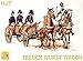 Napoleonic French Wurst Wagon (4 Figures, 2 horses & Wagon) 1/72 Hat
