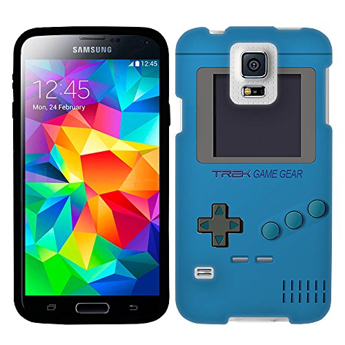 Samsung Galaxy S5 Old School Retro TREK™ Game Gear Blue Firm Case